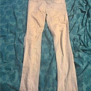Hollister Women's Cream Straight Leg Jeans